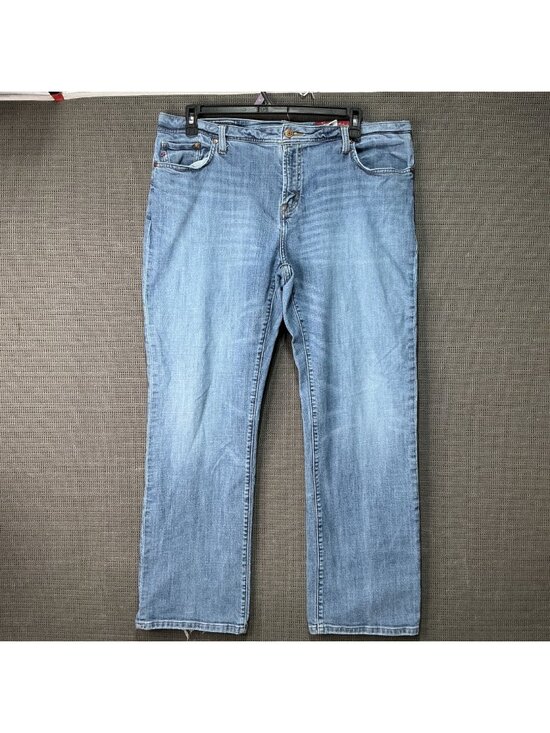 Seven7 Denim - Seven7 Women's Bootcut Jeans Size 20 Light Wash Stretch Denim